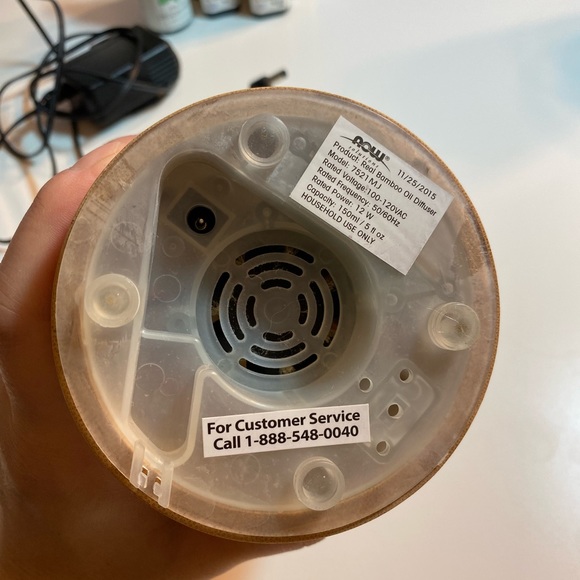 NOW Solutions Bamboo Oil Diffuser with Essential Oils - Picture 5 of 5